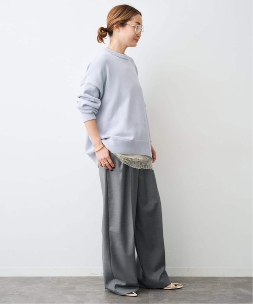 Deuxieme Classe（ドゥーズィエムクラス）の「*Tapered タックパンツ（スラックス・レディース・グレー/ベージュ系その他・36/38/34）」の22枚目の写真