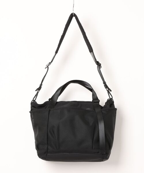 KATHARINE ROSS(キャサリンロス)の「【KATHARINE ROSS】メッシュポケットミドルトートバッグ(トートバッグ・レディース・ブラック/ライトベージュ・MEDIUM)」の3枚目の写真