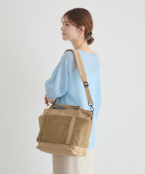 story.(ストーリー)の「【story.】メッシュポケットミドルトートバッグ(トートバッグ・レディース・ブラック/ライトベージュ・MEDIUM)」の13枚目の写真