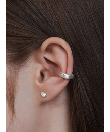 [sv925] texture crescent ear-cuff