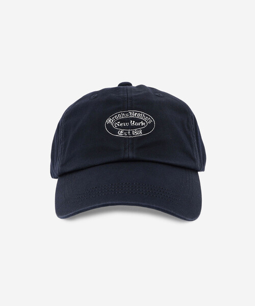 BROOKS BROTHERS（ブルックスブラザーズ）の「Brooks Brothers |〈別注〉コットンツイル ベースボールキャップ NAVY UNISEX（キャップ・レディース・ネイビー・ONE）」の3枚目の写真