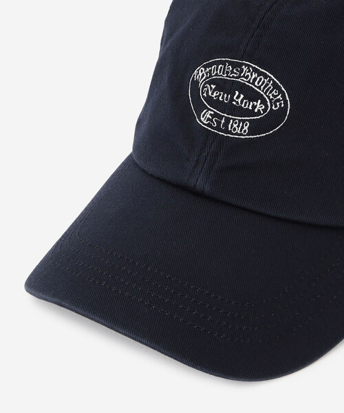 BROOKS BROTHERS（ブルックスブラザーズ）の「Brooks Brothers |〈別注〉コットンツイル ベースボールキャップ NAVY UNISEX（キャップ・レディース・ネイビー・ONE）」の6枚目の写真