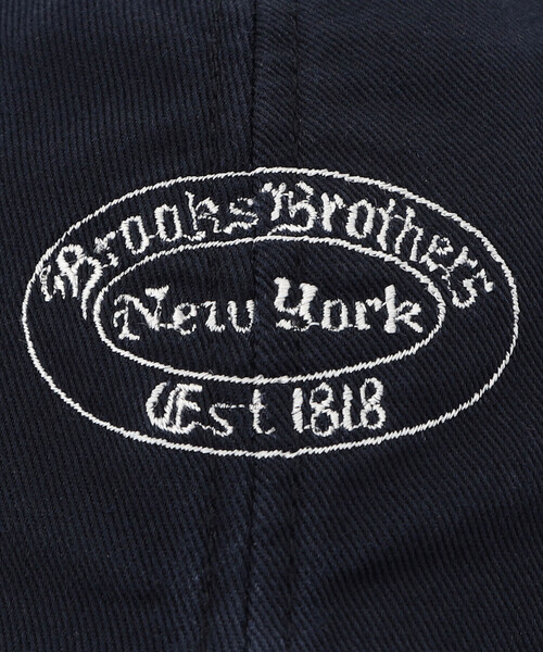BROOKS BROTHERS（ブルックスブラザーズ）の「Brooks Brothers |〈別注〉コットンツイル ベースボールキャップ NAVY UNISEX（キャップ・レディース・ネイビー・ONE）」の8枚目の写真