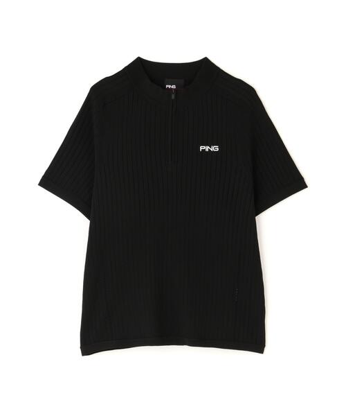 PING（ピン）の「【PING APPAREL】長袖ハーフジップニット（ニット/セーター・レディース・ブラック/グレー/ホワイト・L/LL/M/S）」の7枚目の写真
