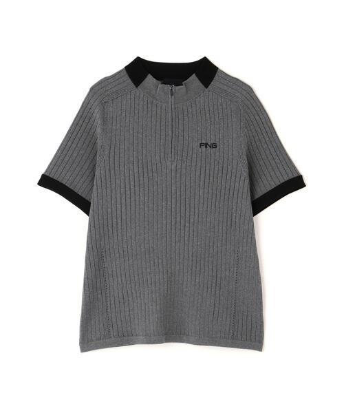 PING（ピン）の「【PING APPAREL】長袖ハーフジップニット（ニット/セーター・レディース・ブラック/グレー/ホワイト・L/LL/M/S）」の14枚目の写真