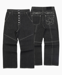CRIGUN（クリガン）の「BUTTON RAW DENIM PANTS（デニムパンツ）」