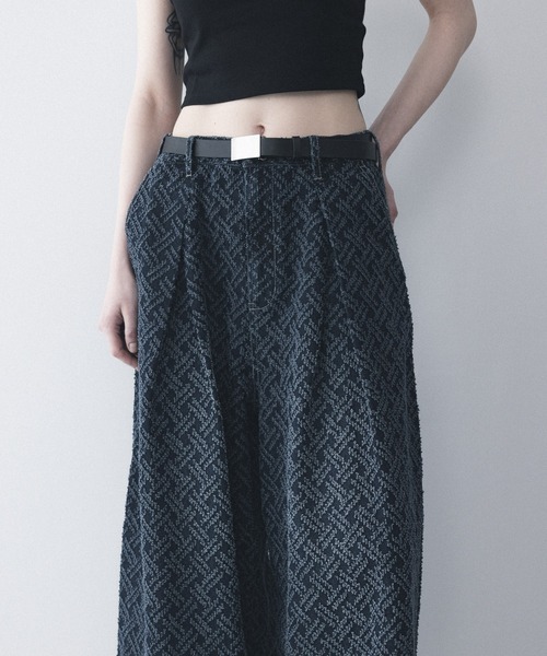 remer（リメール）の「ルーズニードルデニムパンツ / loose needle denim PT（デニムパンツ・メンズ・インディゴブルー/ブラック・LARGE/X-SMALL/MEDIUM/SMALL）」の9枚目の写真