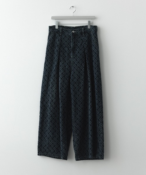 remer（リメール）の「ルーズニードルデニムパンツ / loose needle denim PT（デニムパンツ・メンズ・インディゴブルー/ブラック・LARGE/X-SMALL/MEDIUM/SMALL）」の13枚目の写真