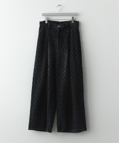 remer（リメール）の「ルーズニードルデニムパンツ / loose needle denim PT（デニムパンツ・メンズ・インディゴブルー/ブラック・LARGE/X-SMALL/MEDIUM/SMALL）」の12枚目の写真