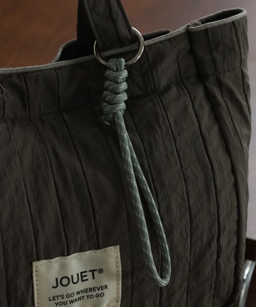 Jouet(ジョエット)の「JOUET 太プリーツランチトートバッグ(トートバッグ・レディース・ピンク/グレー/ブラック/アイボリー・FREE)」の20枚目の写真