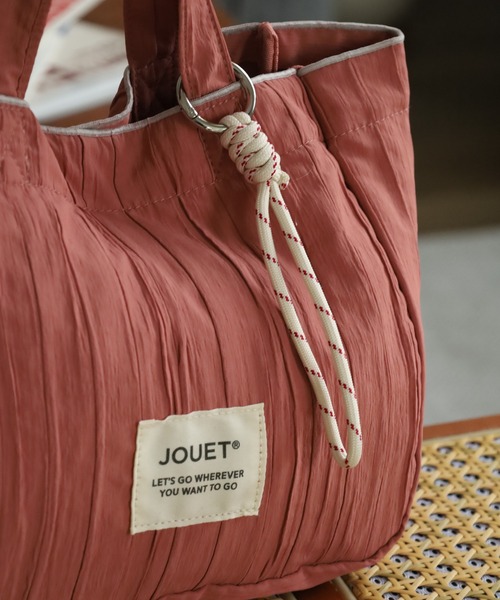 Jouet(ジョエット)の「JOUET 太プリーツランチトートバッグ(トートバッグ・レディース・ピンク/グレー/ブラック/アイボリー・FREE)」の19枚目の写真