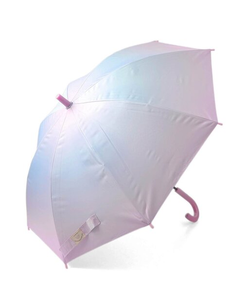 BREEZE（ブリーズ）の「【UVカット/撥水加工】晴雨兼用UVアンブレラ(サマーエール)（長傘・キッズ・ピンク/ネイビー・MEDIUM）」の10枚目の写真