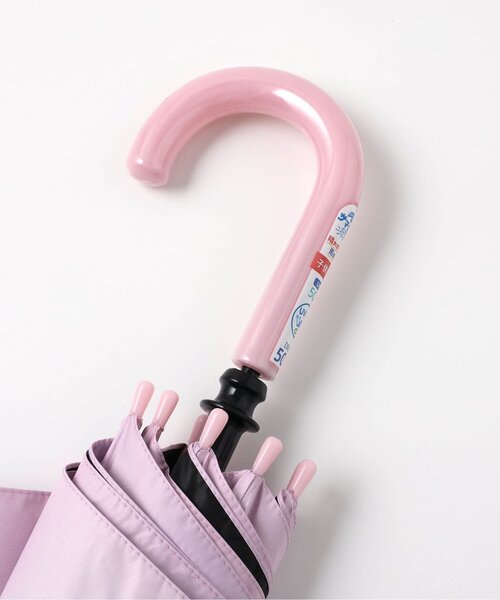 BREEZE（ブリーズ）の「【UVカット/撥水加工】晴雨兼用UVアンブレラ(サマーエール)（長傘・キッズ・ピンク/ネイビー・MEDIUM）」の11枚目の写真