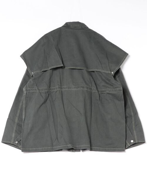 Little sunny bite(リトルサニーバイト)の「【Little sunny bite】twill jacket(その他アウター・レディース・ブラック・MEDIUM)」の2枚目の写真