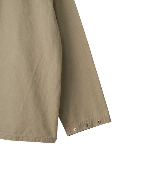 HYSTERIC GLAMOUR（ヒステリックグラマー）の「HYS SPACE BENDER M-44 HBTシャツ（ブルゾン・メンズ・ブラック/カーキ/ネイビー・X-LARGE/LARGE/MEDIUM/SMALL）」の6枚目の写真