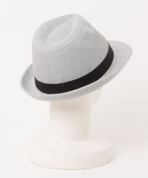 polcadot(ポルカドット)の「ワッフル生地 中折れハット / モノトーン シンプルハット(ハット・メンズ・ブラック/チャコールグレー/ライトグレー・FREE)」の4枚目の写真