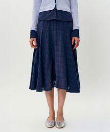 Betti flare skrit _ Navy