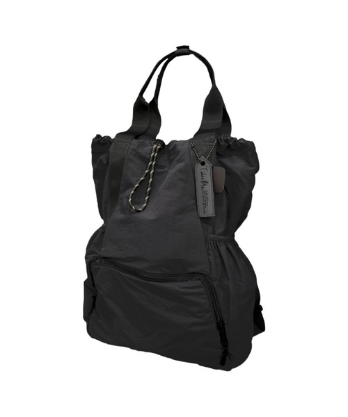 BACKYARD FAMILY(バックヤードファミリー)の「TakeMe Today 2way Purse tote(バックパック/リュック・レディース・ホワイト/ブラック/ベージュ/グレー・FREE)」の3枚目の写真