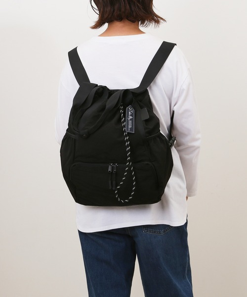 BACKYARD FAMILY(バックヤードファミリー)の「TakeMe Today 2way Purse tote(バックパック/リュック・レディース・ホワイト/ブラック/ベージュ/グレー・FREE)」の6枚目の写真