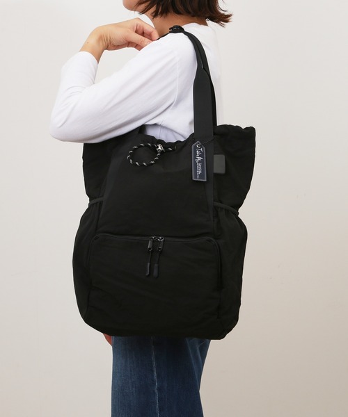 BACKYARD FAMILY(バックヤードファミリー)の「TakeMe Today 2way Purse tote(バックパック/リュック・レディース・ホワイト/ブラック/ベージュ/グレー・FREE)」の7枚目の写真