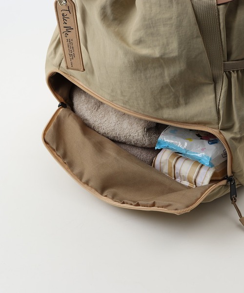 BACKYARD FAMILY(バックヤードファミリー)の「TakeMe Today 2way Purse tote(バックパック/リュック・レディース・ホワイト/ブラック/ベージュ/グレー・FREE)」の15枚目の写真