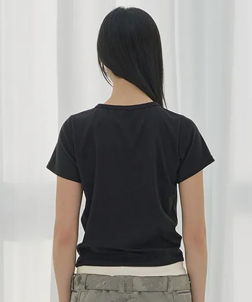 Ada.(エイダ)の「◇FANCYCLUB◇ブランド直輸入正規品/バーニング リーフ Tシャツ BURNING LEAF TEE(Tシャツ/カットソー・レディース・ホワイト/ブラック・FREE)」の9枚目の写真