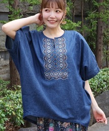 チチカカ（チチカカ）の「ネイティブシルバー刺繍プルオーバー（シャツ/ブラウス）」