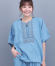 チチカカ（チチカカ）の「ネイティブシルバー刺繍プルオーバー（シャツ/ブラウス）」