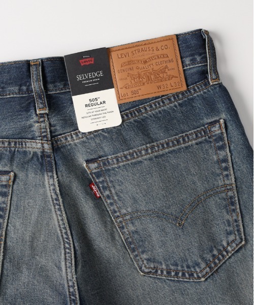 Levi's(リーバイス)の「Levi's(リーバイス)505レギュラー(デニムパンツ・メンズ・ダークインディゴブルー・32inch/29inch/31inch/33inch/34inch/36inch/30inch/28inch)」の4枚目の写真