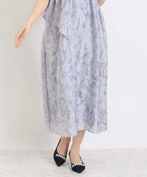 TRUDEA（トルディア）の「バルーンスリーブジャガード ドレス（ドレス・レディース・ライトグレー/ピンク・MEDIUM）」の18枚目の写真