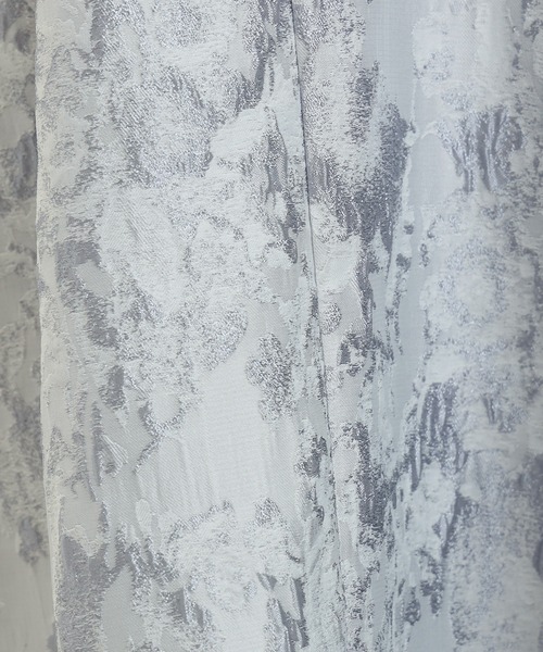 TRUDEA（トルディア）の「バルーンスリーブジャガード ドレス（ドレス・レディース・ライトグレー/ピンク・MEDIUM）」の8枚目の写真