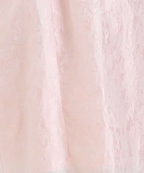 TRUDEA（トルディア）の「バルーンスリーブジャガード ドレス（ドレス・レディース・ライトグレー/ピンク・MEDIUM）」の9枚目の写真
