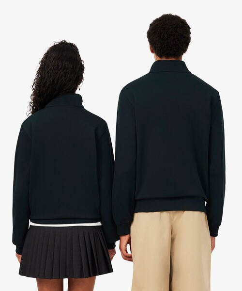 LACOSTE（ラコステ）の「ハイネックエンボスハーフジップスウェットシャツ（スウェット・メンズ・ライトグレー/ネイビー・XS/M/L/S）」の5枚目の写真