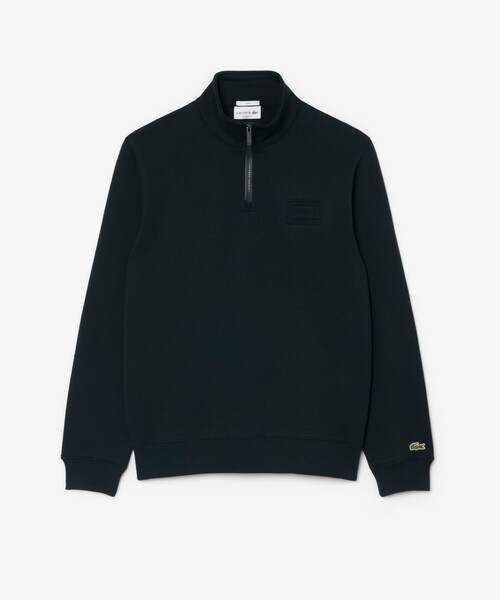 LACOSTE（ラコステ）の「ハイネックエンボスハーフジップスウェットシャツ（スウェット・メンズ・ライトグレー/ネイビー・XS/M/L/S）」の6枚目の写真