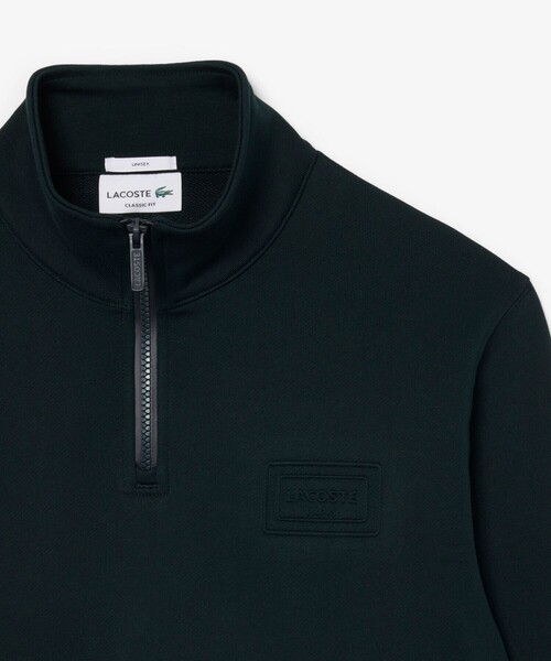 LACOSTE（ラコステ）の「ハイネックエンボスハーフジップスウェットシャツ（スウェット・メンズ・ライトグレー/ネイビー・XS/M/L/S）」の7枚目の写真