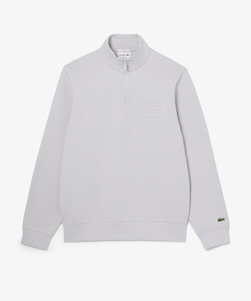 LACOSTE（ラコステ）の「ハイネックエンボスハーフジップスウェットシャツ（スウェット・メンズ・ライトグレー/ネイビー・XS/M/L/S）」の14枚目の写真
