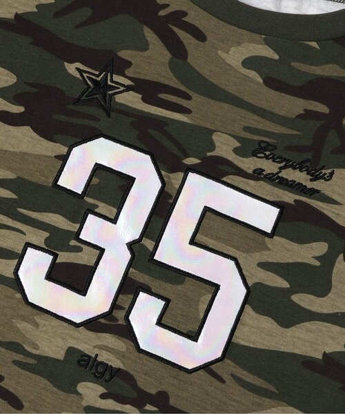 algy（アルジー）の「ナンバリングTワンピ（ワンピース・キッズ・ネイビー/ブラック/カーキ・130/140/150/160）」の6枚目の写真