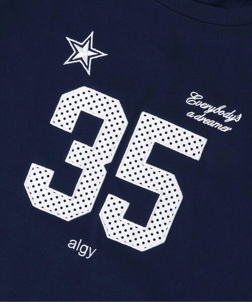 algy（アルジー）の「ナンバリングTワンピ（ワンピース・キッズ・ネイビー/ブラック/カーキ・130/140/150/160）」の11枚目の写真
