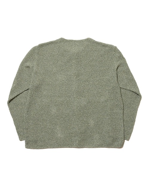 STEAF(スティーフ)の「RANCH KNIT CARDIGAN(カーディガン/ボレロ・メンズ・ブラウン/グリーン・L/M)」の4枚目の写真