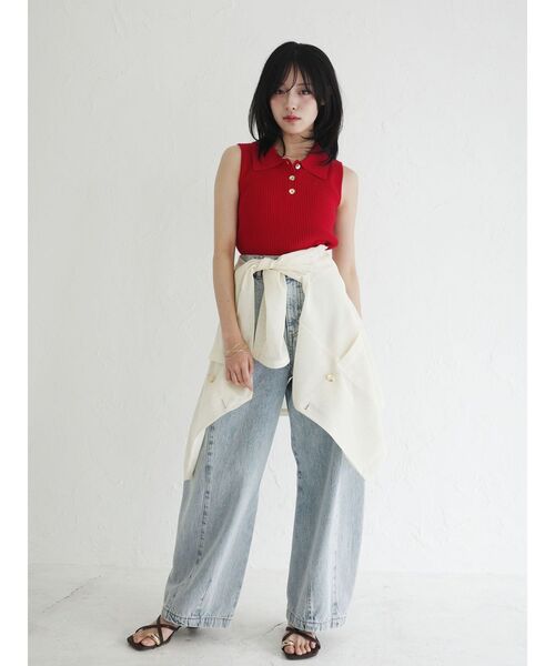 LAGUNAMOON（ラグナムーン）の「メタルリングストラップサンダル（サンダル・レディース・ブラウン/オレンジ・SMALL/MEDIUM）」の16枚目の写真