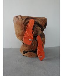 LAGUNAMOON | メタルリングストラップサンダル(サンダル)