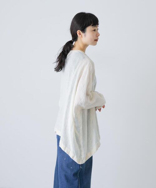 かぐれ（カグレ）の「リネンボイルワイドプルオーバー（シャツ