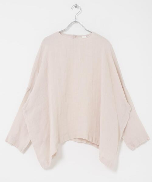 かぐれ（カグレ）の「リネンボイルワイドプルオーバー（シャツ/ブラウス・レディース・ピンク/ブラック/アイボリー・FREE）」の19枚目の写真