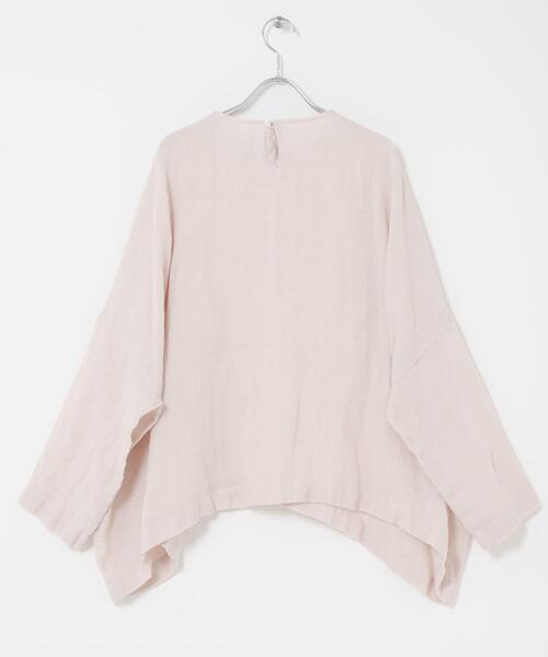 かぐれ（カグレ）の「リネンボイルワイドプルオーバー（シャツ/ブラウス・レディース・ピンク/ブラック/アイボリー・FREE）」の22枚目の写真
