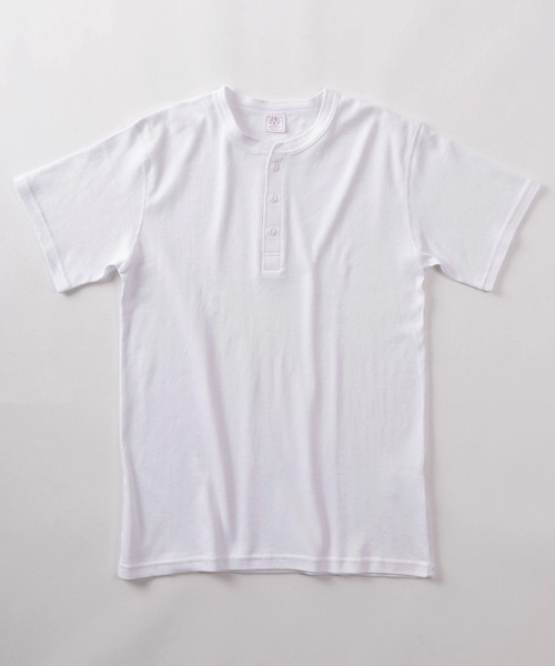 JEMORGAN（ジェーイーモーガン）の「【87】【JEMORGAN/ジェーイーモーガン】フライス ヘンリーネック ジャストフィット 半袖Tシャツ/無地T/パックT/インナーウェア（Tシャツ/カットソー・メンズ・ホワイト/チャコールグレー/グレー/ブラック・XL/L/M/S）」の13枚目の写真