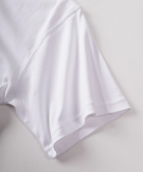 JEMORGAN（ジェーイーモーガン）の「【87】【JEMORGAN/ジェーイーモーガン】フライス ヘンリーネック ジャストフィット 半袖Tシャツ/無地T/パックT/インナーウェア（Tシャツ/カットソー・メンズ・ホワイト/チャコールグレー/グレー/ブラック・XL/L/M/S）」の17枚目の写真