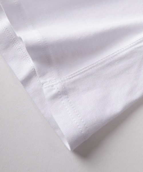 JEMORGAN（ジェーイーモーガン）の「【87】【JEMORGAN/ジェーイーモーガン】フライス ヘンリーネック ジャストフィット 半袖Tシャツ/無地T/パックT/インナーウェア（Tシャツ/カットソー・メンズ・ホワイト/チャコールグレー/グレー/ブラック・XL/L/M/S）」の18枚目の写真