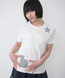 BスタースリムフィットTシャツ[ホワイト]