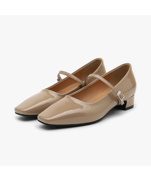 Anjelly メリージェーン フラットシューズ (3cm)（バレエシューズ