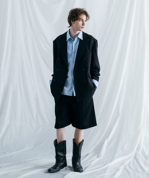 BLAYMORE（ブレイモア）の「【BLAYMORE】Regular Collar Lace Shirt / レギュラーカラーレースシャツ（シャツ/ブラウス・メンズ・ホワイト/ライトブルー/ブラック・MEDIUM/SMALL）」の14枚目の写真